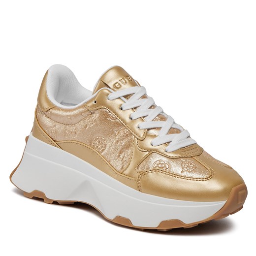 Sneakersy Guess Calebb8 FLPCB8 FAL12 GOLD Guess 35 eobuwie.pl