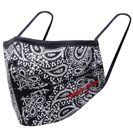 Maseczka materiałowa Tommy Jeans Tjm Bandana Face Cover AM0AM07681 BLU Tommy Jeans one size wyprzedaż eobuwie.pl