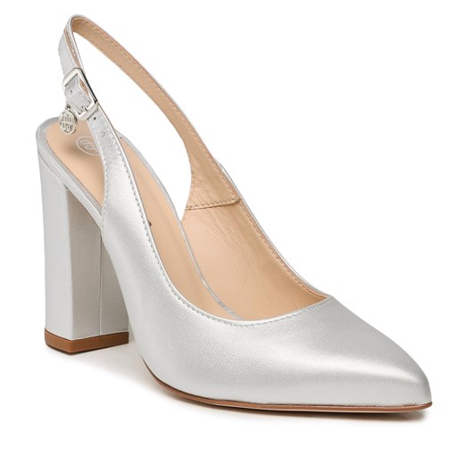 Sandały Solo Femme 14122-8D-I50/000-05-00 Srebrny 37 eobuwie.pl