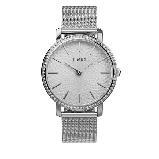 Zegarek Timex City TW2V52400 Silver ze sklepu eobuwie.pl w kategorii Zegarki - zdjęcie 166853087