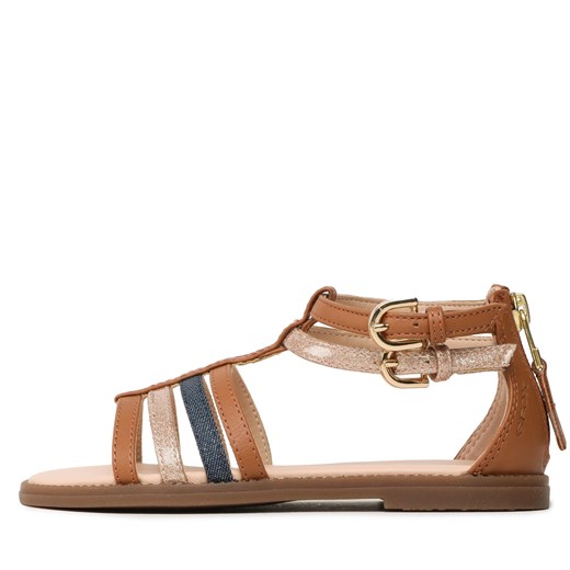 Sandały Geox J S.Karly G. D J7235D 0BCKC C6N4B S Cognac/Avio Geox 31 eobuwie.pl