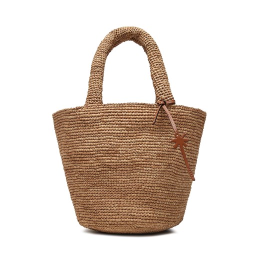 Torebka Manebi Summer Bag Medium V 2.2 AN Brązowy ze sklepu eobuwie.pl w kategorii Torby letnie - zdjęcie 166854989