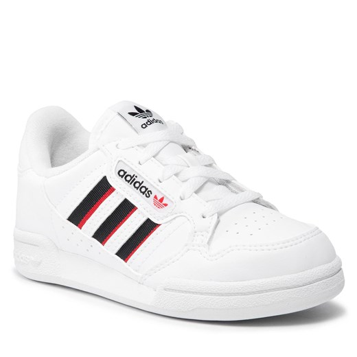 Buty adidas Continental 80 Stripes C S42611 Ftwwht/Conavy/Vivred 30.5 eobuwie.pl