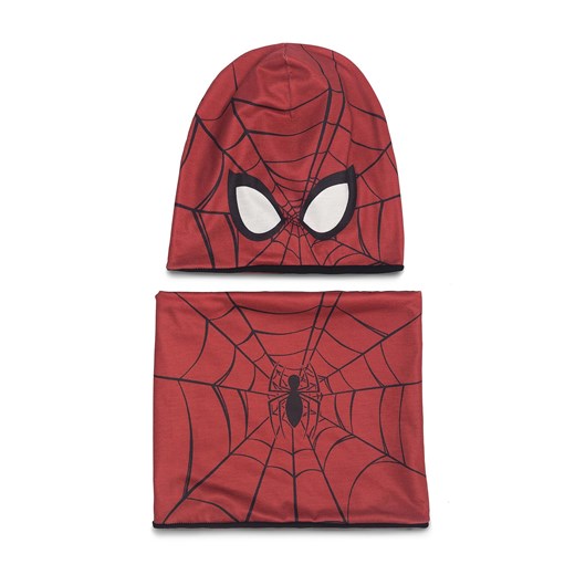 Komplet czapka i komin Spiderman Ultimate SPIDER-MAN ACCCS_AW23-70SPRMV Red Spiderman Ultimate NOSIZE eobuwie.pl