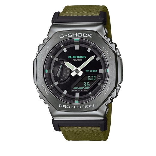 Zegarek G-Shock GM-2100CB -3AER Khaki ze sklepu eobuwie.pl w kategorii Zegarki - zdjęcie 166857178