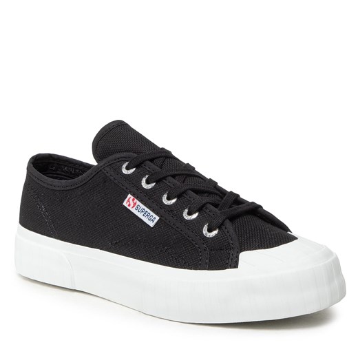 Trampki Superga 2630 Stripe S00GRT0 Black/White F83 41 eobuwie.pl