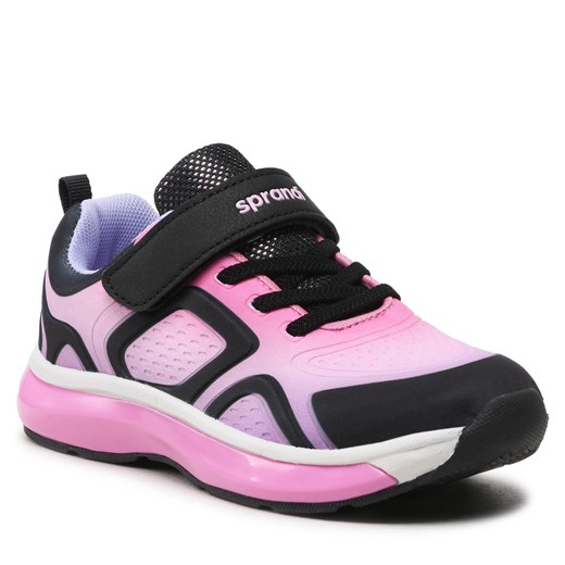 Sneakersy Sprandi CP76-22127(IV)DZ Pink/Black ze sklepu eobuwie.pl w kategorii Buty sportowe dziecięce - zdjęcie 166857419