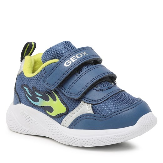 Sneakersy Geox B Sprintye Boy B354UC01454C4W2K M Jeans/Lime Geox 20 eobuwie.pl