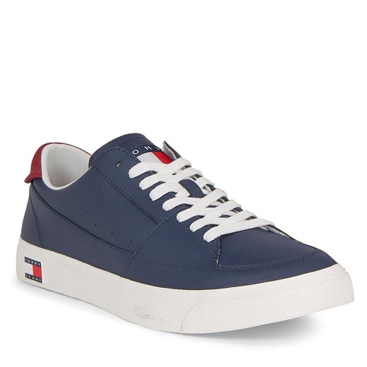 Sneakersy Tommy Jeans Tjm Vulcanized Leather EM0EM01341 Twilight Navy C87 Tommy Jeans 42 okazja eobuwie.pl