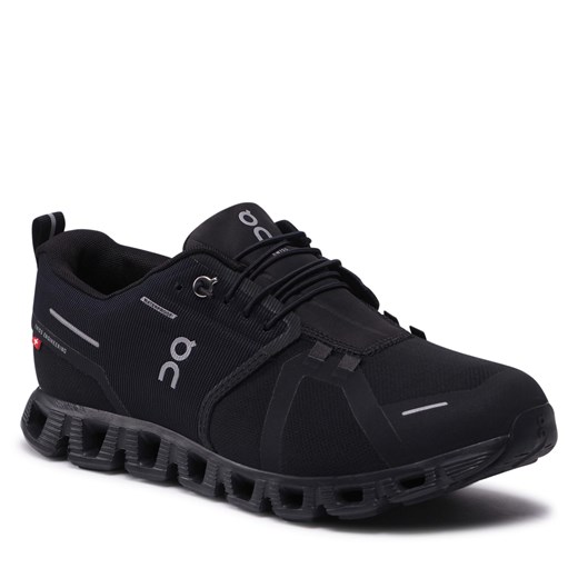 Sneakersy On Cloud 5 Waterproof 59.98842 All Black On 42.5 wyprzedaż eobuwie.pl
