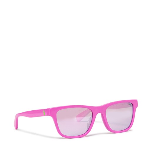 Okulary przeciwsłoneczne Polo Ralph Lauren 0PP9504U 59707V Shiny Maui Pink/Pink Mirror White ze sklepu eobuwie.pl w kategorii Okulary przeciwsłoneczne damskie - zdjęcie 166861407