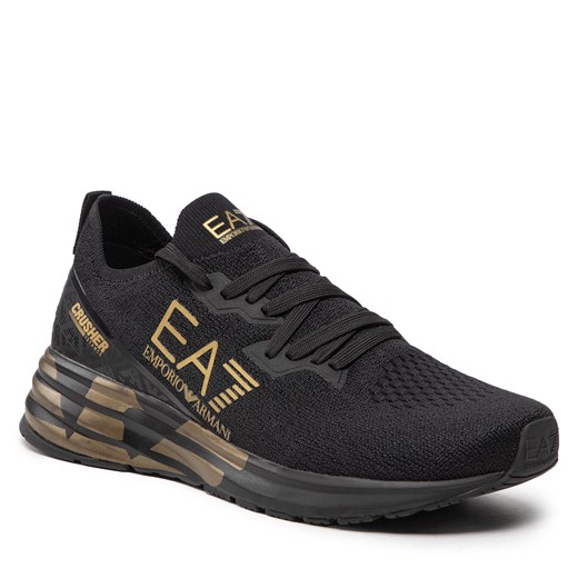 Sneakersy EA7 Emporio Armani X8X095 XK240 M701 Triple Black/Gold 41.13 eobuwie.pl