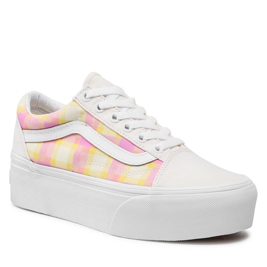 Tenisówki Vans Old Skool Stac VN0A7Q5MGBX1 Pastel Picnic Pink Plaid Vans 38 eobuwie.pl