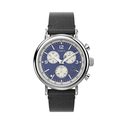 Zegarek Timex Standard Chronograph TW2V71100 Black ze sklepu eobuwie.pl w kategorii Zegarki - zdjęcie 166863936
