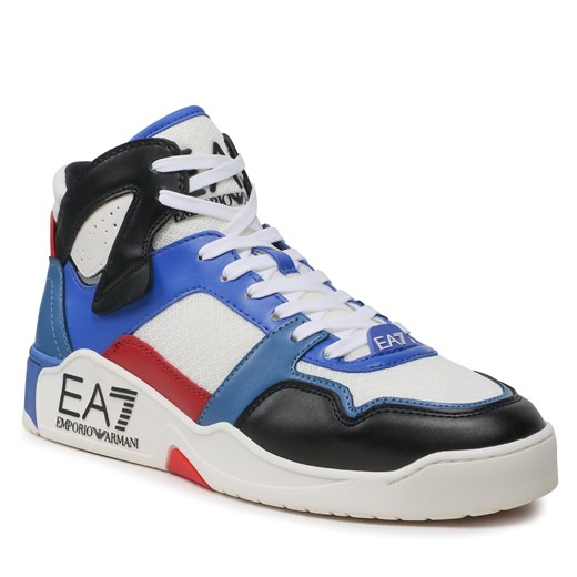 Sneakersy EA7 Emporio Armani X8Z039 XK331 S494 Blk/Balt/R.Red/Wht 42 okazyjna cena eobuwie.pl