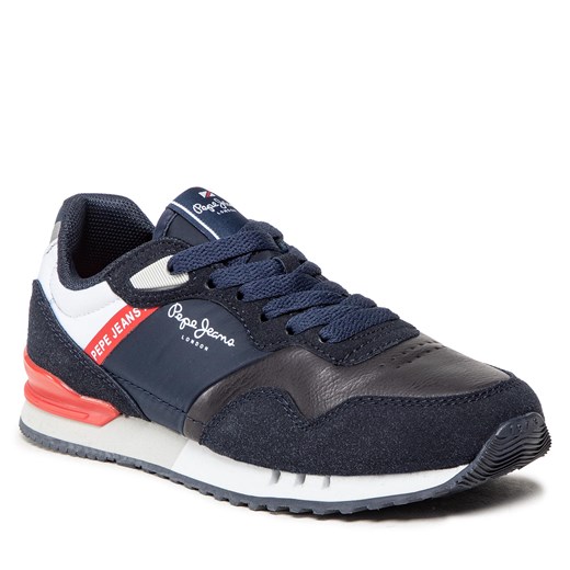 Sneakersy Pepe Jeans London One Cover B PBS30538 Navy 595 Pepe Jeans 40 eobuwie.pl okazyjna cena