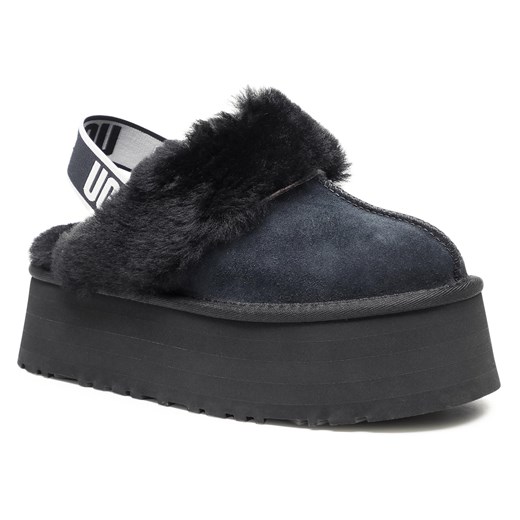 Kapcie Ugg W Funkette 1113474 Blk 36 eobuwie.pl