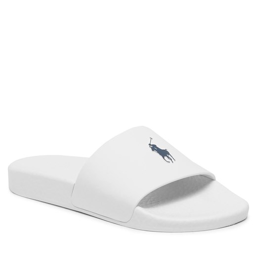 Klapki Polo Ralph Lauren Polo Slide 809892945007 Deckwash White/Navy Pp Polo Ralph Lauren 37 eobuwie.pl