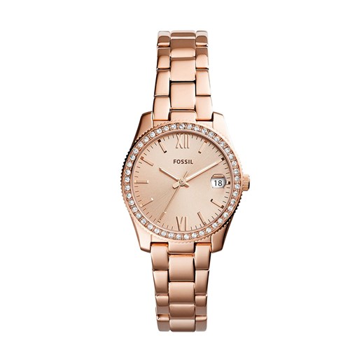 Zegarek Fossil Scarlette ES4318 Rose Gold/Rose Gold ze sklepu eobuwie.pl w kategorii Zegarki - zdjęcie 166866548