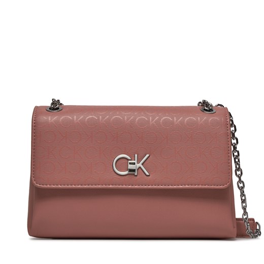 Torebka Calvin Klein Re-Lock Ew Conv Xbody_Epi Mono K60K611564 Ash Rose Mono VB8 Calvin Klein one size eobuwie.pl