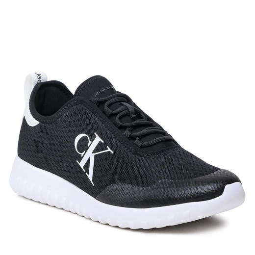 Sneakersy Calvin Klein Jeans Sporty Runner Eva Slipon Mesh YM0YM00627 Black BDS 41 promocja eobuwie.pl
