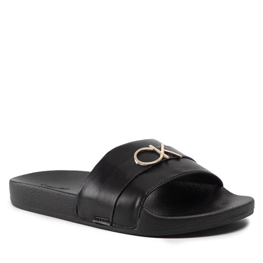 Klapki Calvin Klein Jeans Pool Side W/HDW HW0HW00849 Ck Black 41 promocyjna cena eobuwie.pl