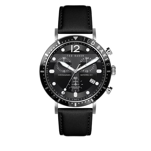Zegarek Ted Baker Mornig Chrono BKPMRS204 Black ze sklepu eobuwie.pl w kategorii Zegarki - zdjęcie 166868369