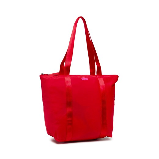 Torebka Lacoste M Shopping Bag NF3619YA Pompier Rose Fluo Lacoste one size eobuwie.pl
