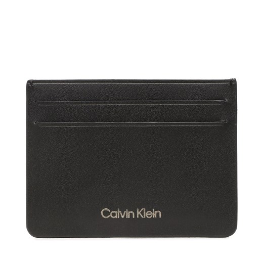 Etui na karty kredytowe Calvin Klein Ck Concise Cardholder 6Cc K50K510601 BAX ze sklepu eobuwie.pl w kategorii Etui - zdjęcie 166870488