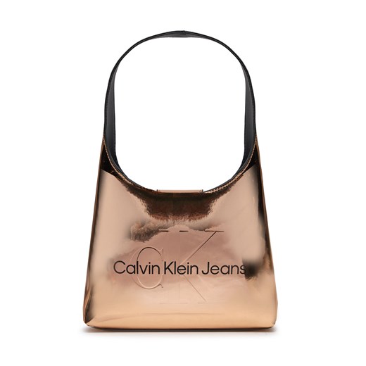 Torebka Calvin Klein Jeans Sculpted Arc Shoulderbag22 Monof K60K611861 Frosted Almond TCY ze sklepu eobuwie.pl w kategorii Torby Shopper bag - zdjęcie 166871128