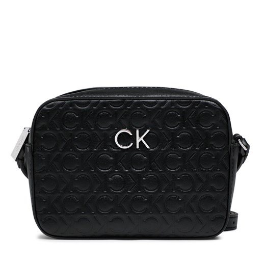 Torebka Calvin Klein Re-Lock Camera Bag Emb Mono K60K610199 Ck Black BAX Calvin Klein one size eobuwie.pl