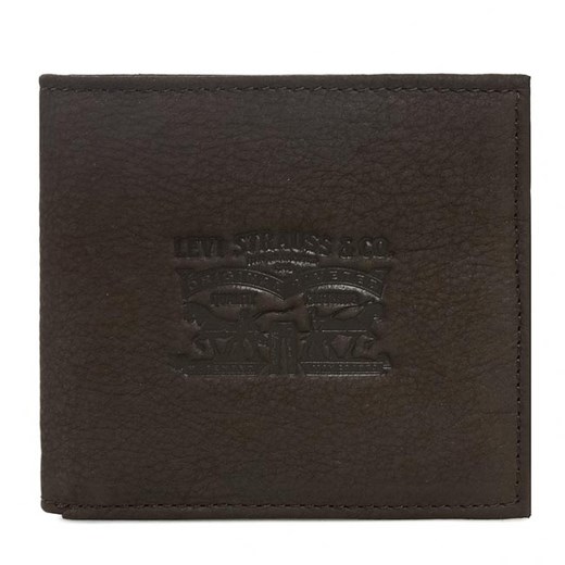 Mały Portfel Męski Levi's® 77173-0362 Dark Brown one size okazyjna cena eobuwie.pl