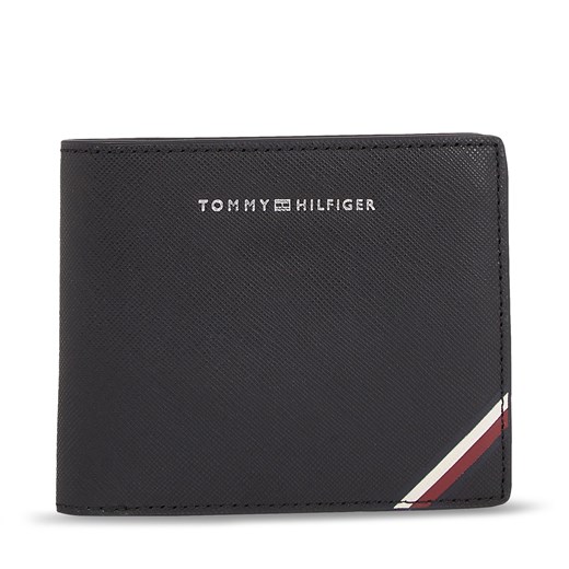 Portfel męski Tommy Hilfiger Th Central Cc Flap And Coin AM0AM11590 Black BDS Tommy Hilfiger one size eobuwie.pl
