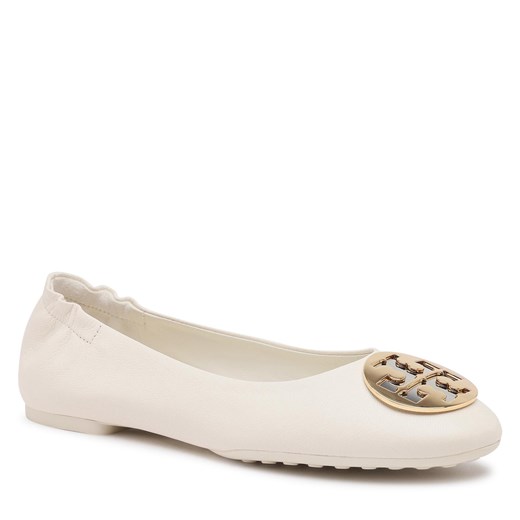 Baleriny Tory Burch Claire Ballet 147379 New Ivory/Silver/Gold 104 Tory Burch 39 eobuwie.pl