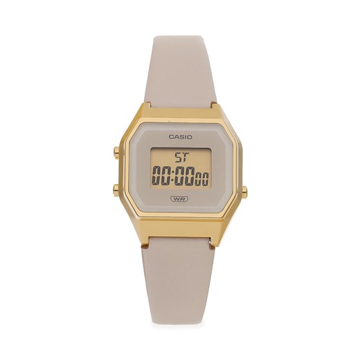 Zegarek Casio LA680WEGL-4EF Light Pink/Gold ze sklepu eobuwie.pl w kategorii Zegarki - zdjęcie 166877086