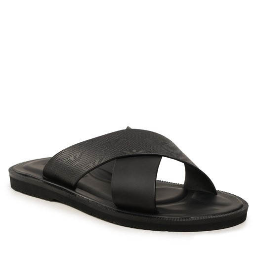 Klapki Emporio Armani X4P125 XN789 K001 Black/Black Emporio Armani 41 eobuwie.pl