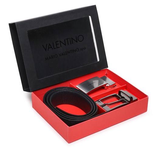 Pasek Męski Valentino Release VPA6GK01 Nero/Blu Valentino 110 eobuwie.pl okazyjna cena