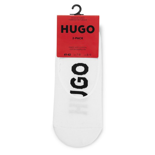 Skarpety stopki męskie Hugo 50491244 White 100 ze sklepu eobuwie.pl w kategorii Skarpetki męskie - zdjęcie 166878117