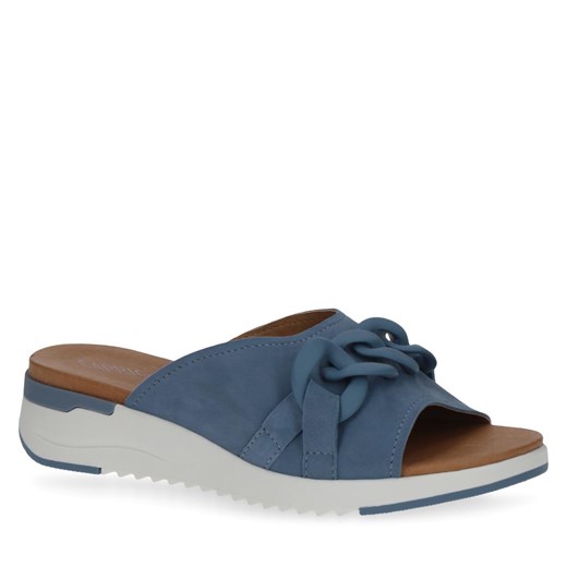 Klapki Caprice 9-27206-20 Blue Suede 818 Caprice 36 eobuwie.pl