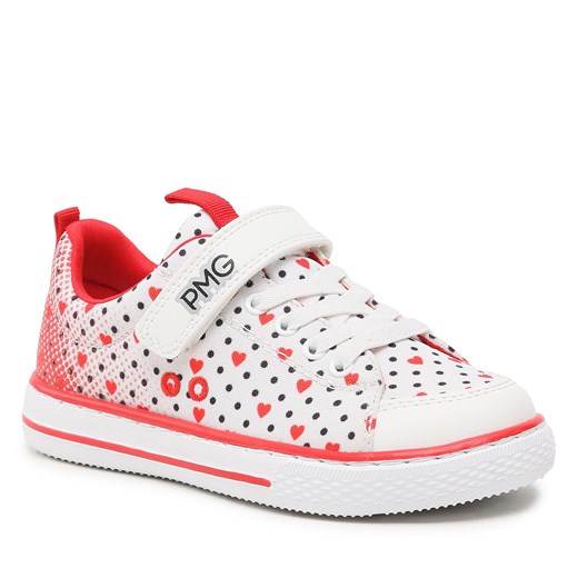Sneakersy Primigi 3952000 S White-Red Primigi 29 eobuwie.pl