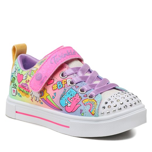 Sneakersy Skechers Twinkle Sparks - BFF Magic 314786L Multi Textile/Trim Skechers 35 eobuwie.pl