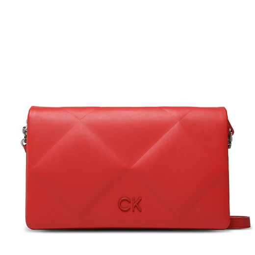 Torebka Calvin Klein Re-Lock Quilt Shoulder Bag K60K611021 XAD ze sklepu eobuwie.pl w kategorii Listonoszki - zdjęcie 166881838