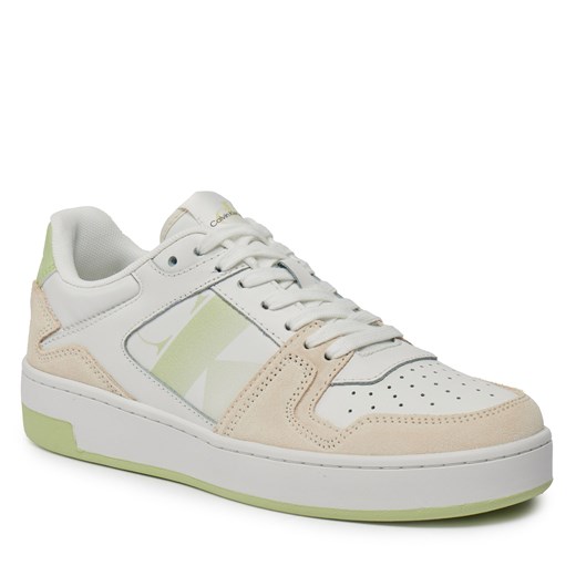 Buty sportowe damskie Calvin Klein sneakersy na wiosnę wiązane płaskie