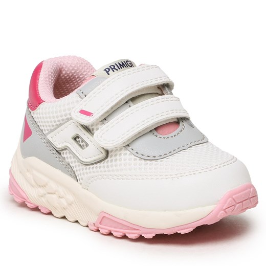 Sneakersy Primigi 3949700 White-Fuxia Primigi 26 eobuwie.pl okazja