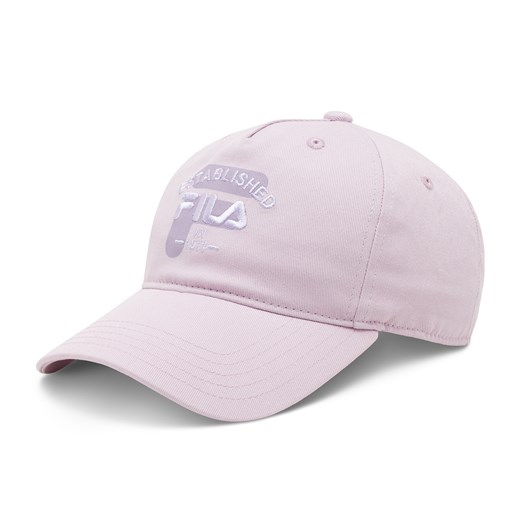 Czapka z daszkiem Fila Barnaul 5 Panel Cap With Elevated Basic Logo FCU0086 Fair Orchid 40040 ze sklepu eobuwie.pl w kategorii Czapki z daszkiem damskie - zdjęcie 166885457