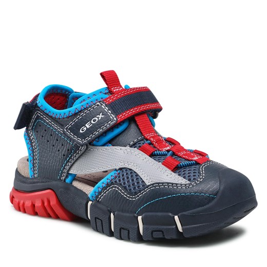 Sandały Geox J S.Dynomix B. A J25GHA 0FE15 C0735 S Navy/Red Geox 33 eobuwie.pl