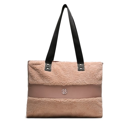 Torebka Liu Jo Shopping TF3257 T0300 Pink Sand 61221 ze sklepu eobuwie.pl w kategorii Torby Shopper bag - zdjęcie 166886286