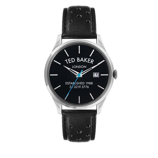 Zegarek Ted Baker Leytonn Brogue BKPLTS201 Czarny ze sklepu eobuwie.pl w kategorii Zegarki - zdjęcie 166886529
