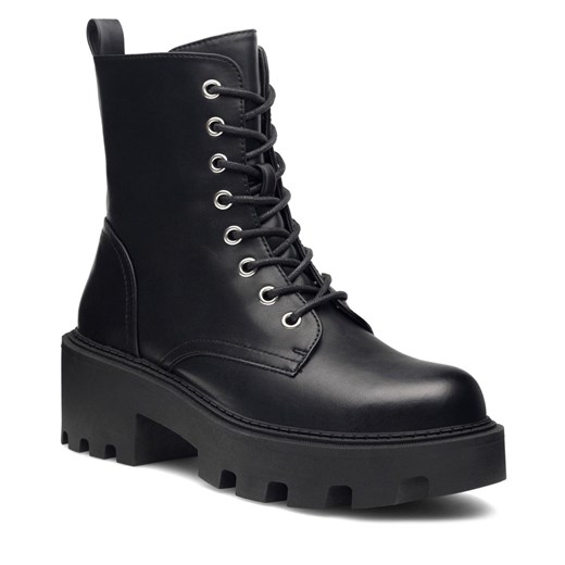 Botki DeeZee BRANKA H67091-3 Czarny 40 eobuwie.pl