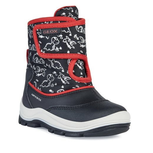 Śniegowce Geox B Flanfil Boy B Abx B263VE 0CEFU C0048 M Black/Red Geox 22 eobuwie.pl